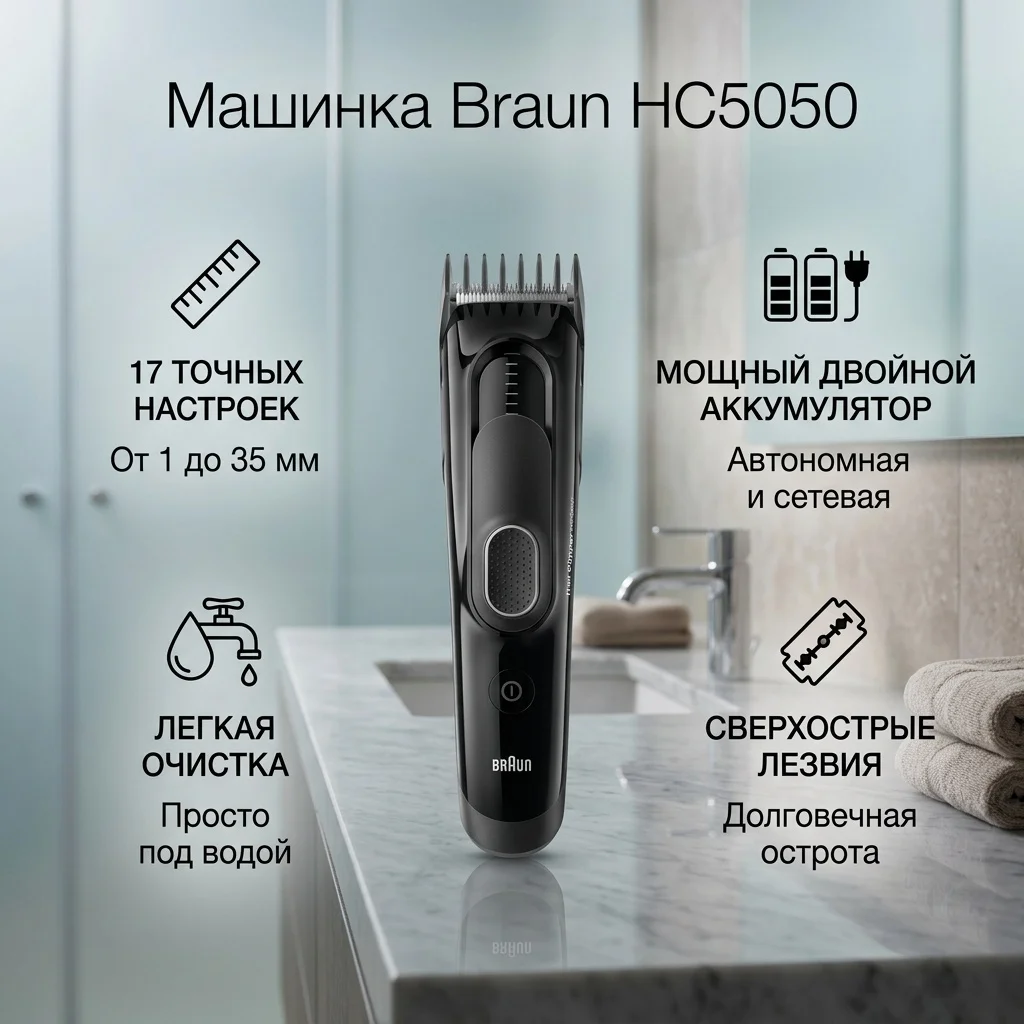 Braun машинка HC5050