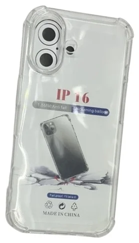 Celebrat для Apple iPhone 16 прозрачный