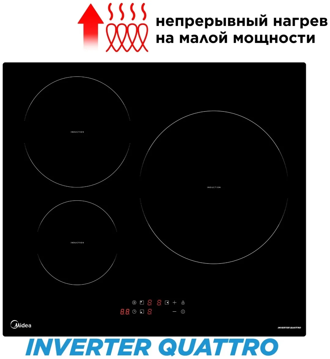 Индукционная варочная поверхность Midea MCI-631LB2 черный