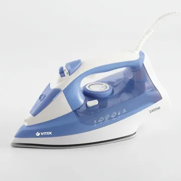Утюг Vitek VT-8330 белый, голубой