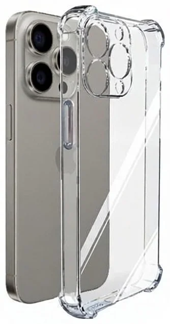 Чехол для Apple iPhone 15 Pro прозрачный