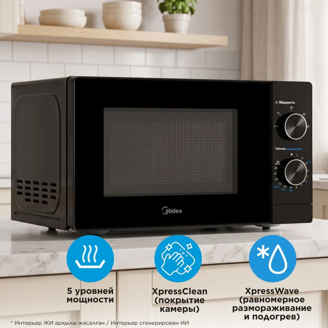 Микроволновая печь Midea MM720C2VR-B черный