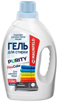 Гель MAUNFELD PURITY MAX COLOR для детского белья, 1.3 л