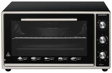 Үстел үсті электр пеші MAUNFELD CEMOA.456.S2 қара, күміс түсті