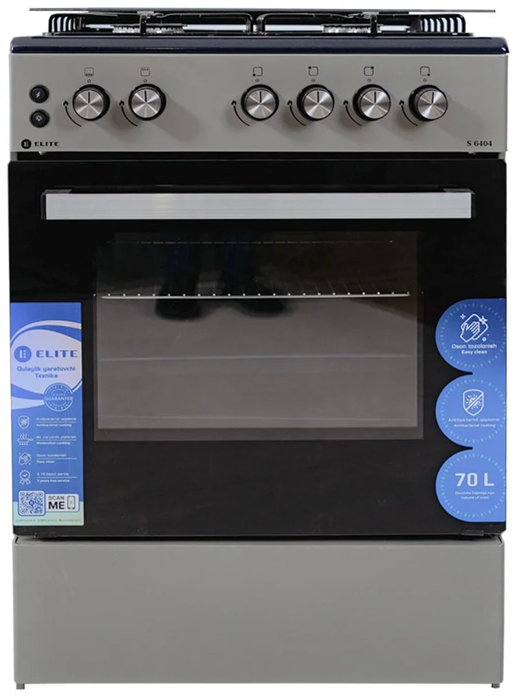 Асүй плитасы ELITE ELT GS-S6404 сұр
