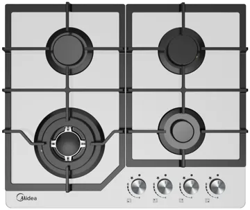 Газовая варочная поверхность Midea MG684TGW белый