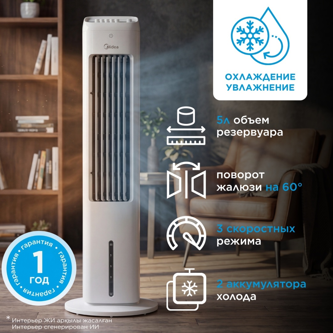 Midea AC100-25A белый
