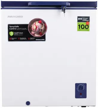 Морозильник AVANGARD 210 BLU 210 л бело-синий