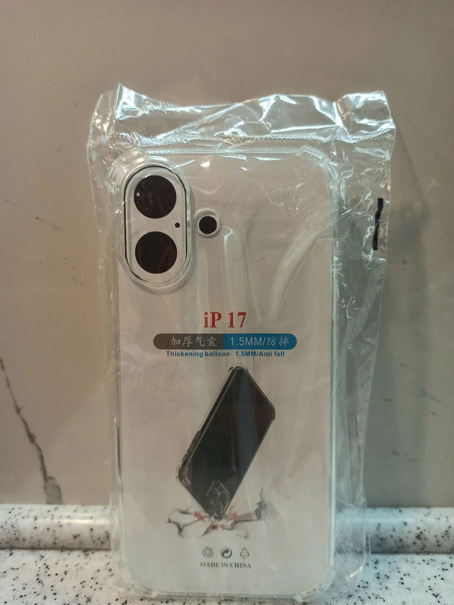 Қап Celebrat для Apple iPhone 17 мөлдір