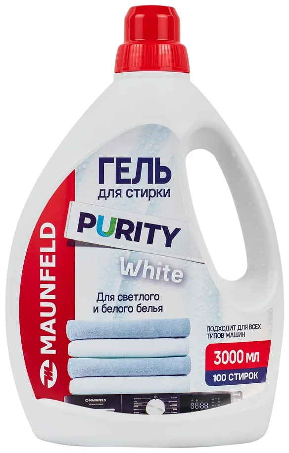 Гель MAUNFELD MWL3000PW для машинной стирки, 3 л
