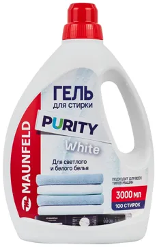 Гель MAUNFELD MWL3000PW для машинной стирки, 3 л