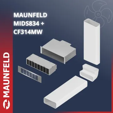 Соединитель воздуховодов MIDS834+CF314MW
