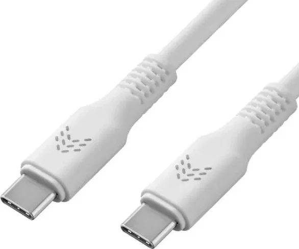 Кабель Rocket USB TypeC (M), 1 м, RDC511WH01FL-CC белый