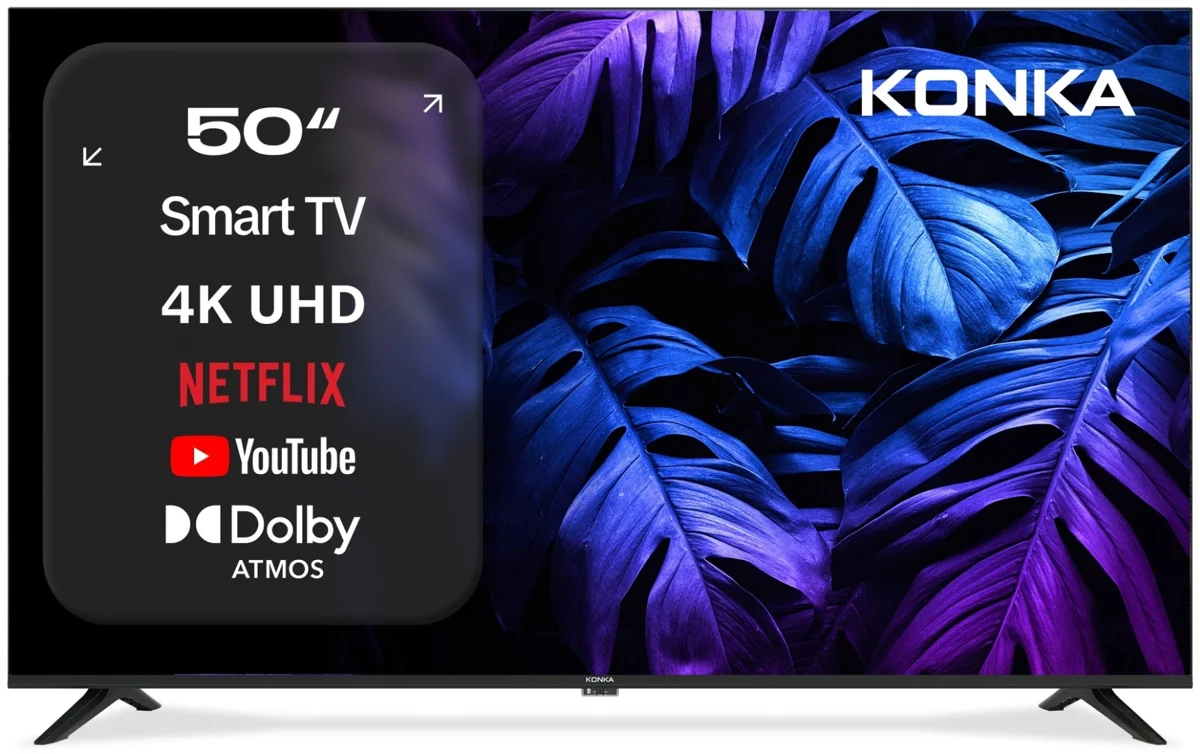Телевизор KONKA KT50-Q682WB 127 см черный