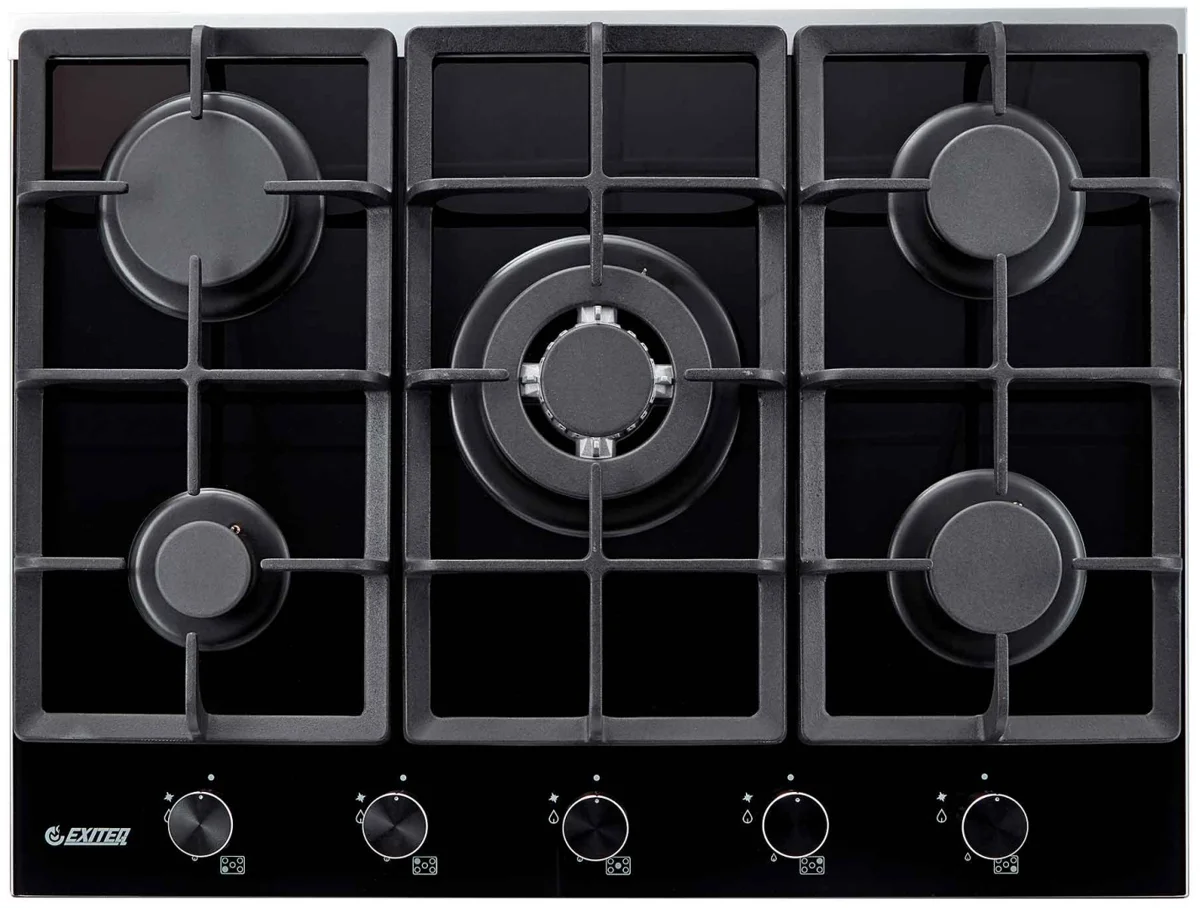 Газбен пісіру панелі EXITEQ PFH 750 STG-E/A black қара