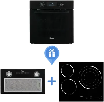 Духовой шкаф Midea MO69000 GB черный + подарок