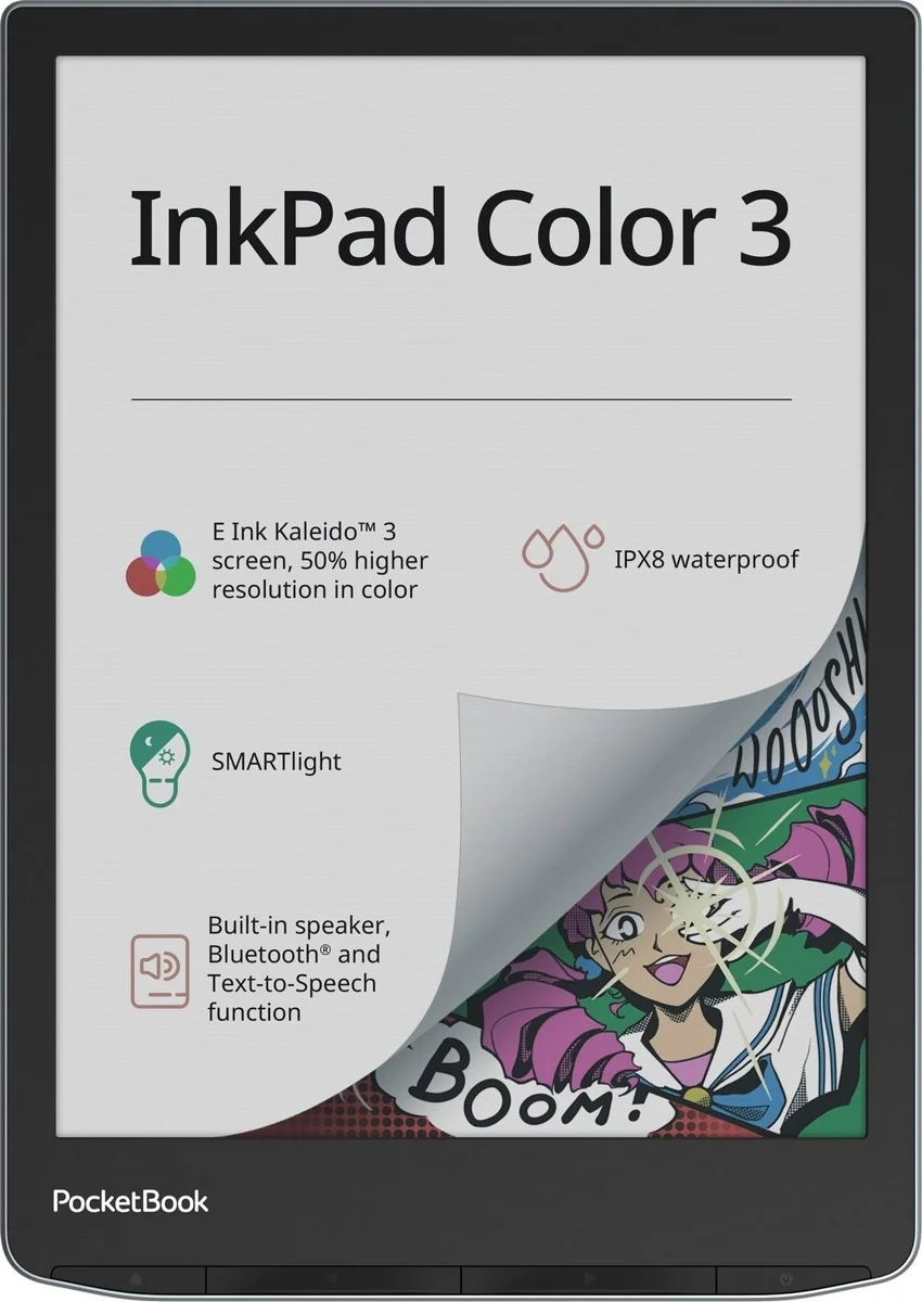 Электронды кітап POCKET BOOK PB743К3-1-CIS сұр