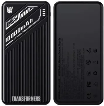Сыртқы аккумулятор Transformers TF-D27 10000 мАч 22.5 Вт қара