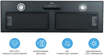 Вытяжка Midea MH90I400 B черный